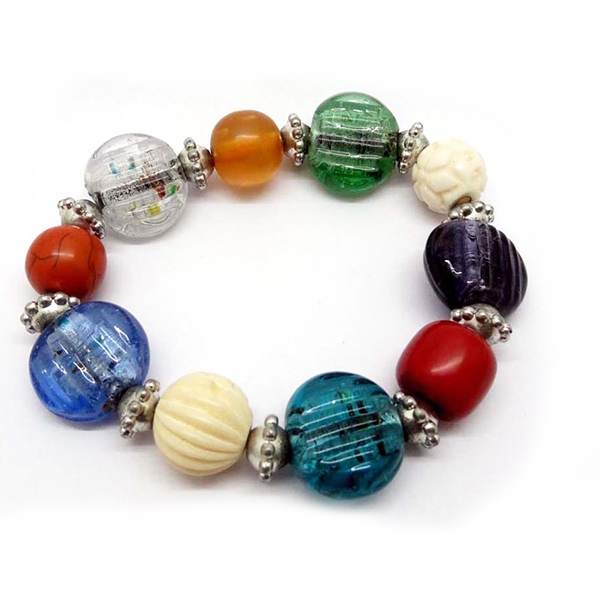 Glass Beads Bracelet